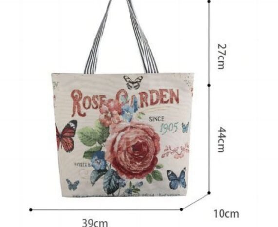 
Fashionable tote bag – big enough for all your basic stuff, shopping, work full									