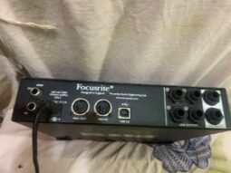 
Audio Interface and midi keyboard full									