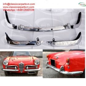 Alfa Romeo Giulietta Spider S2 S3 (1955-1962) and Giulia Spider (1962-1965) bumpers